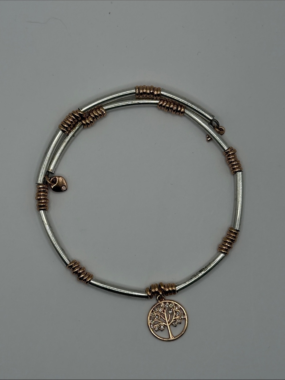 Keep Collective - Silver and Rose Gold Tree of Life Bracelet